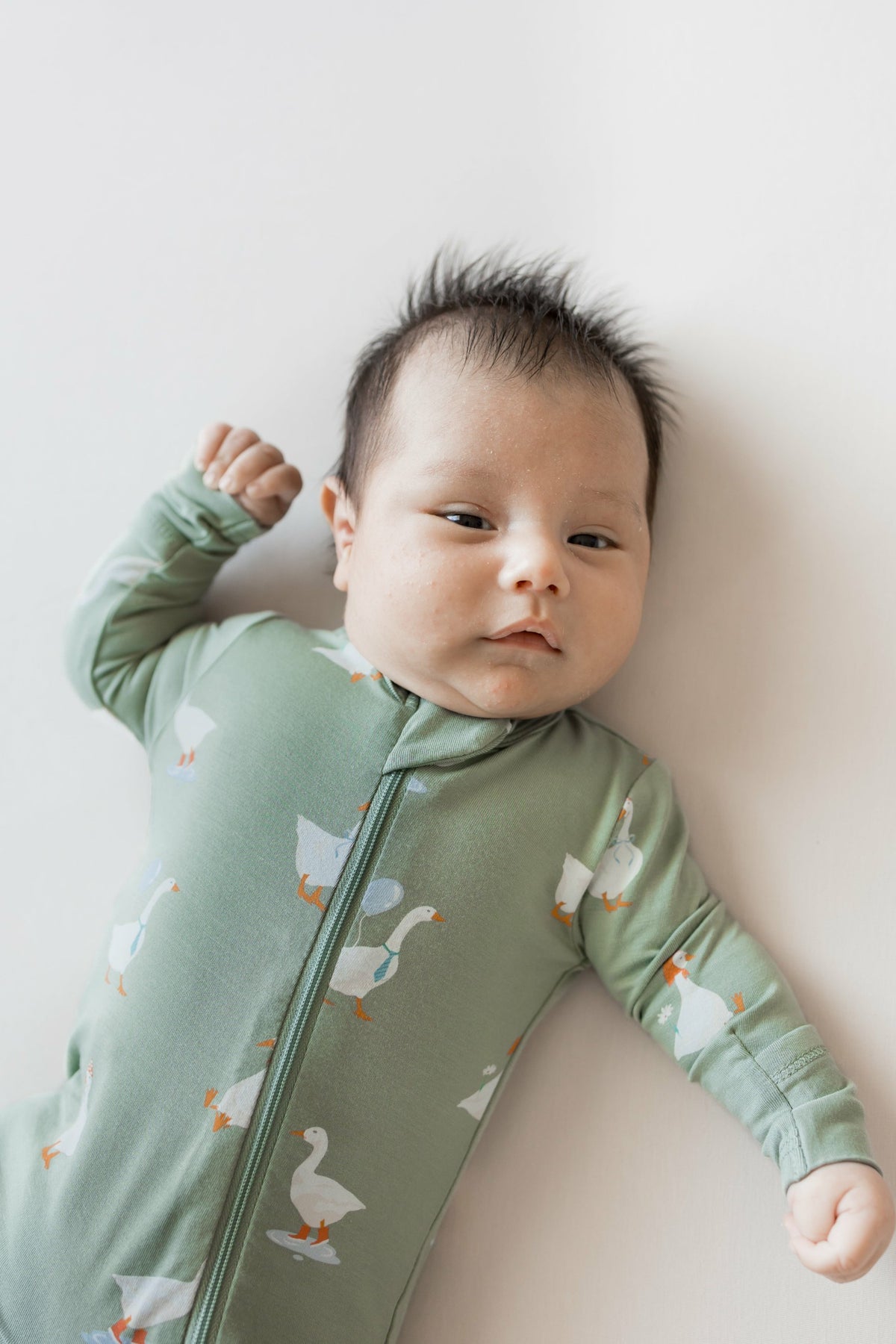 Kyte Baby Zippered Romper in Silly Goose