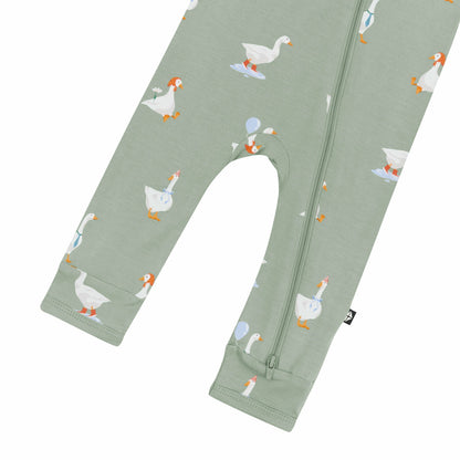 Kyte Baby Zippered Romper in Silly Goose