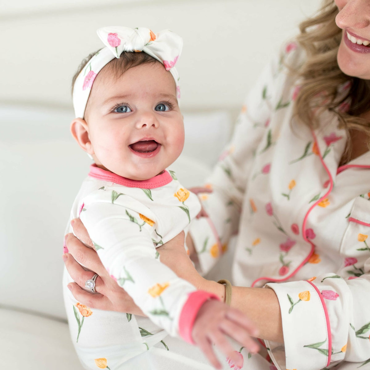Kyte Baby Zippered Romper in Tulip