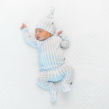 Kyte Baby Take Me Home Set with Cap in Small Mist Stripe