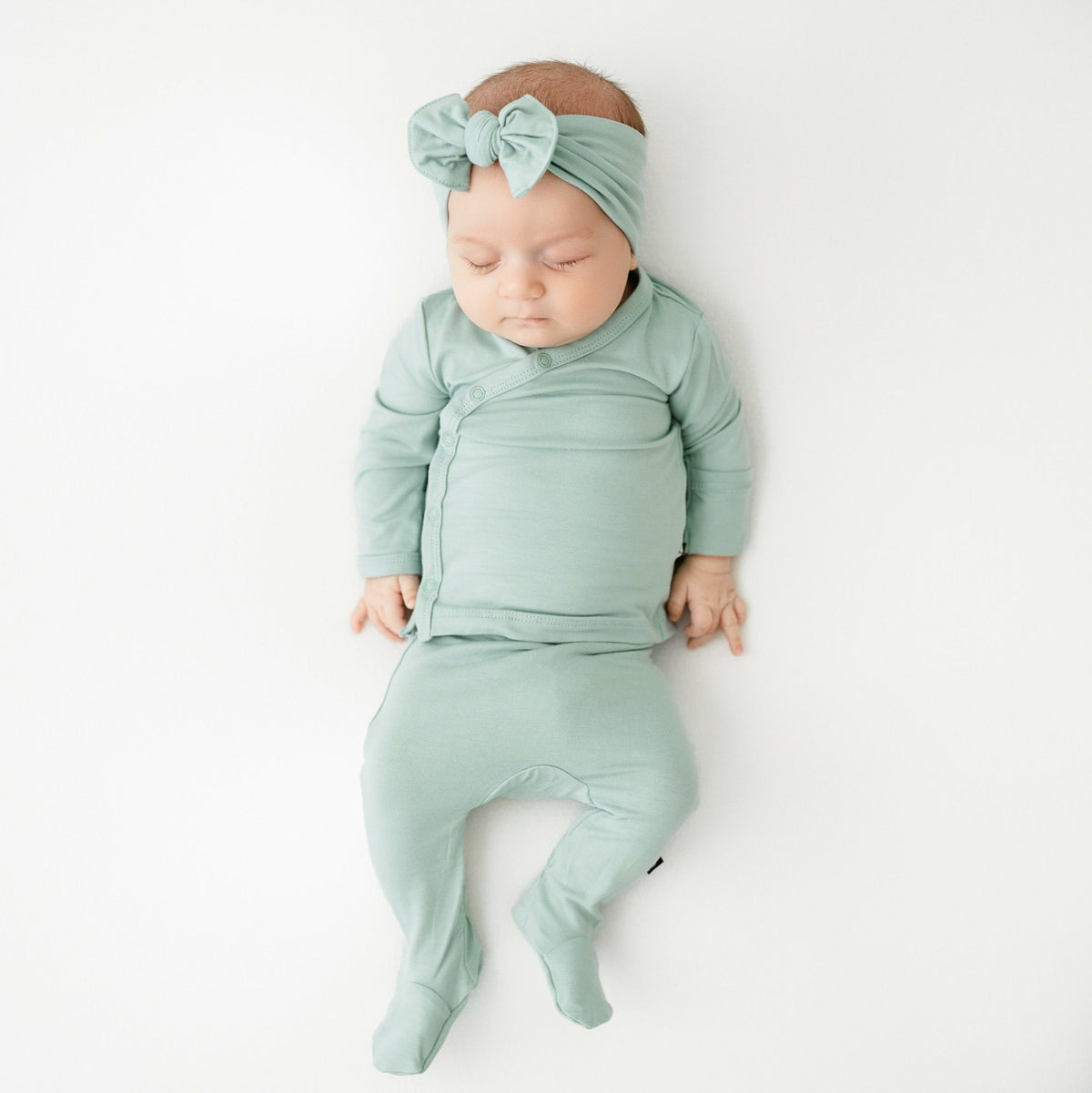 Kyte Baby Take Me Home Set with Bow in Sage