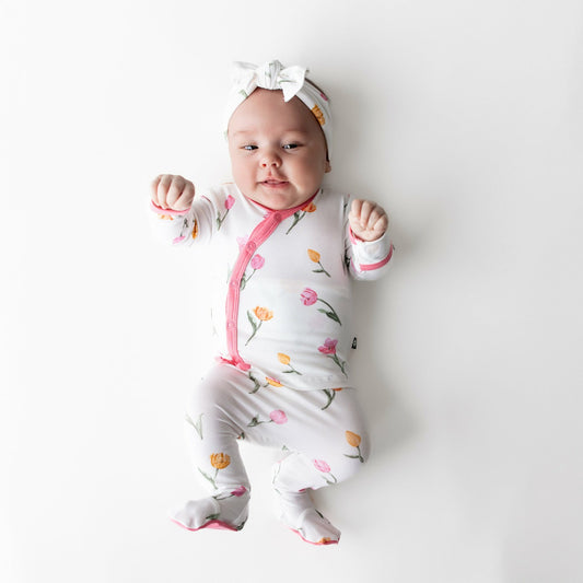 Kyte Baby Take Me Home Set with Bow in Tulip