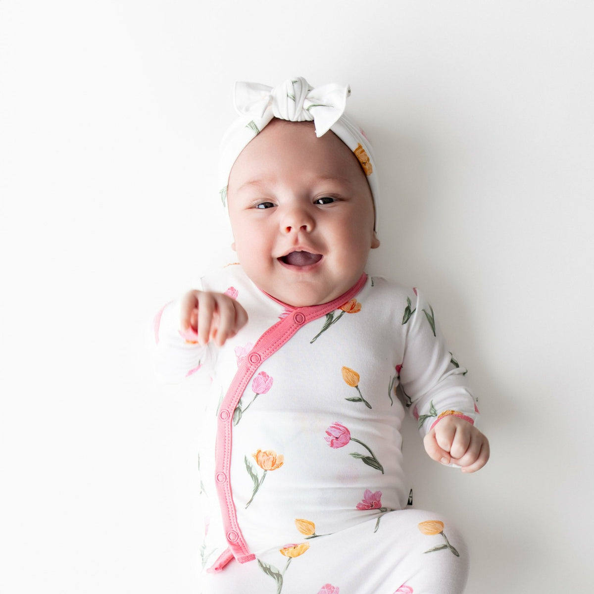 Kyte Baby Take Me Home Set with Bow in Tulip