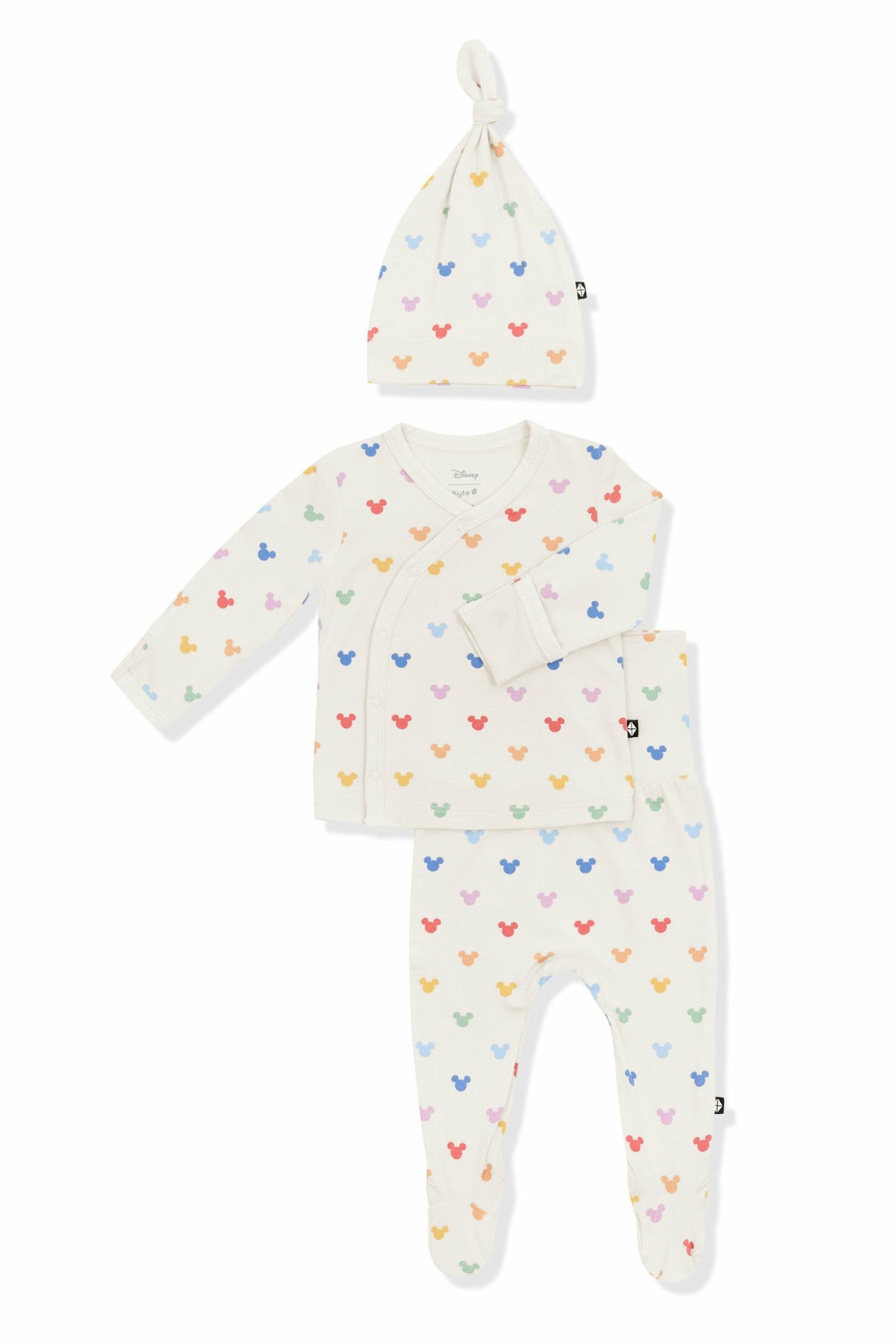 Kyte Baby Take Me Home Set with Cap in Pastel Mickey Mouse