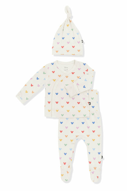 Kyte Baby Take Me Home Set with Cap in Pastel Mickey Mouse