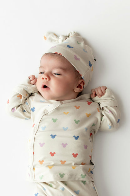 Kyte Baby Take Me Home Set with Cap in Pastel Mickey Mouse
