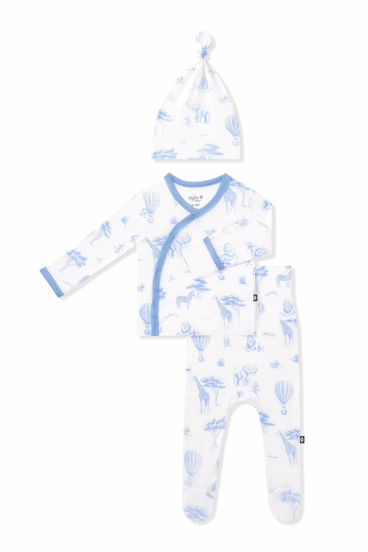 Kyte Baby Take Me Home Set with Cap in Toile Safari