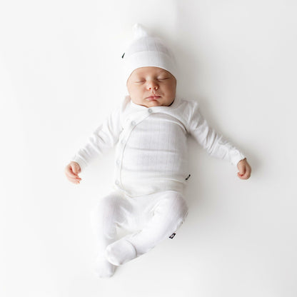 Kyte Baby Pointelle Take Me Home Set with Cap in Cloud