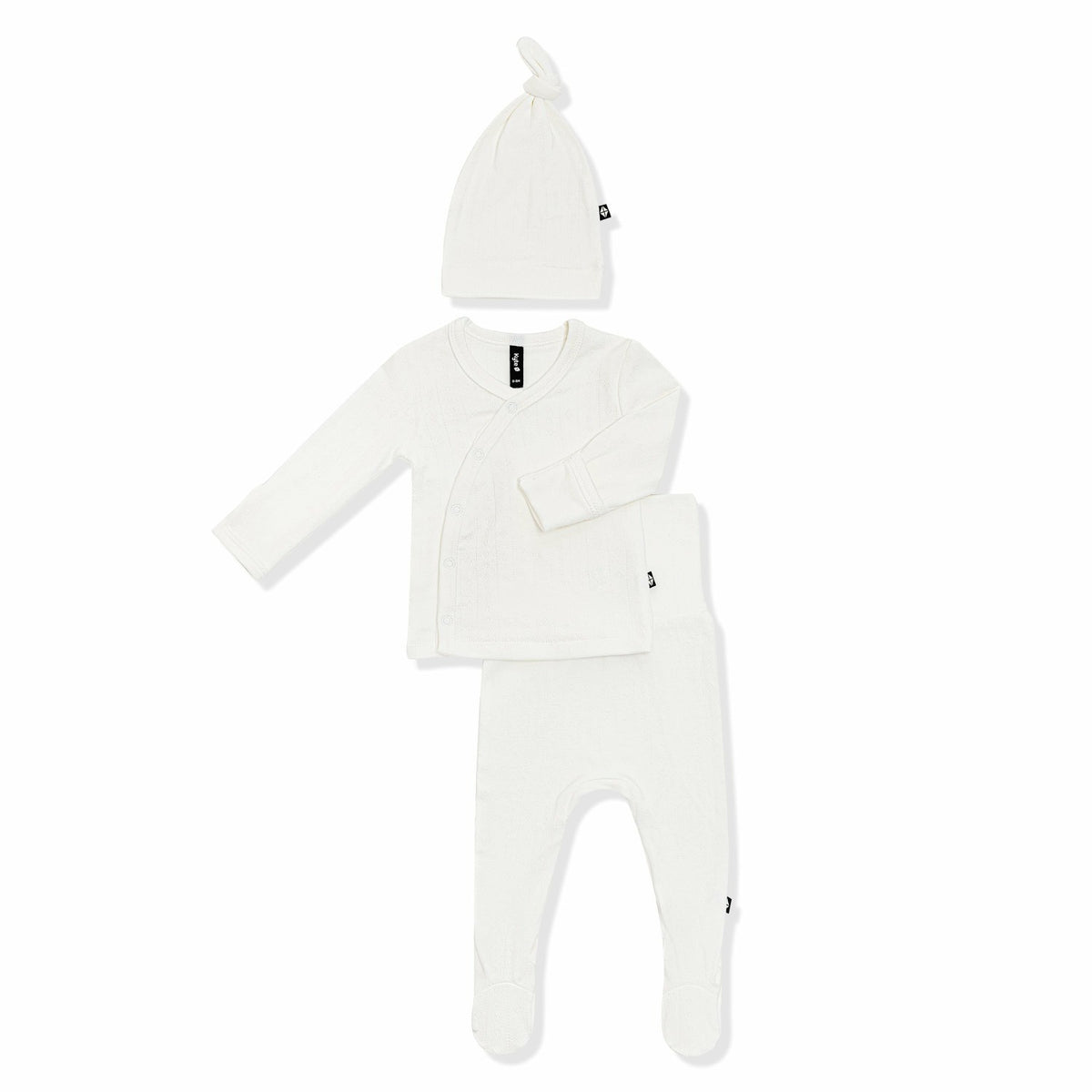 Kyte Baby Pointelle Take Me Home Set with Cap in Cloud
