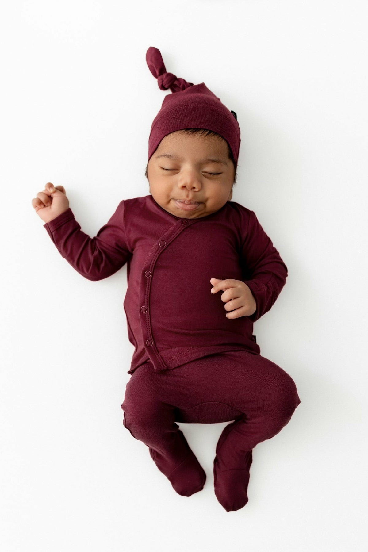 Kyte Baby Take Me Home Set with Cap in Burgundy