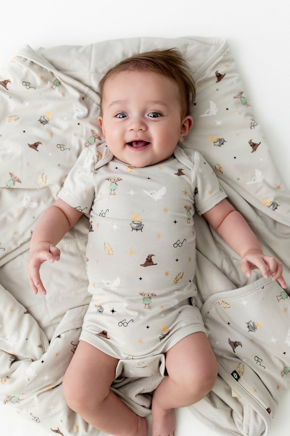Kyte Baby Bodysuit in Starry Icon