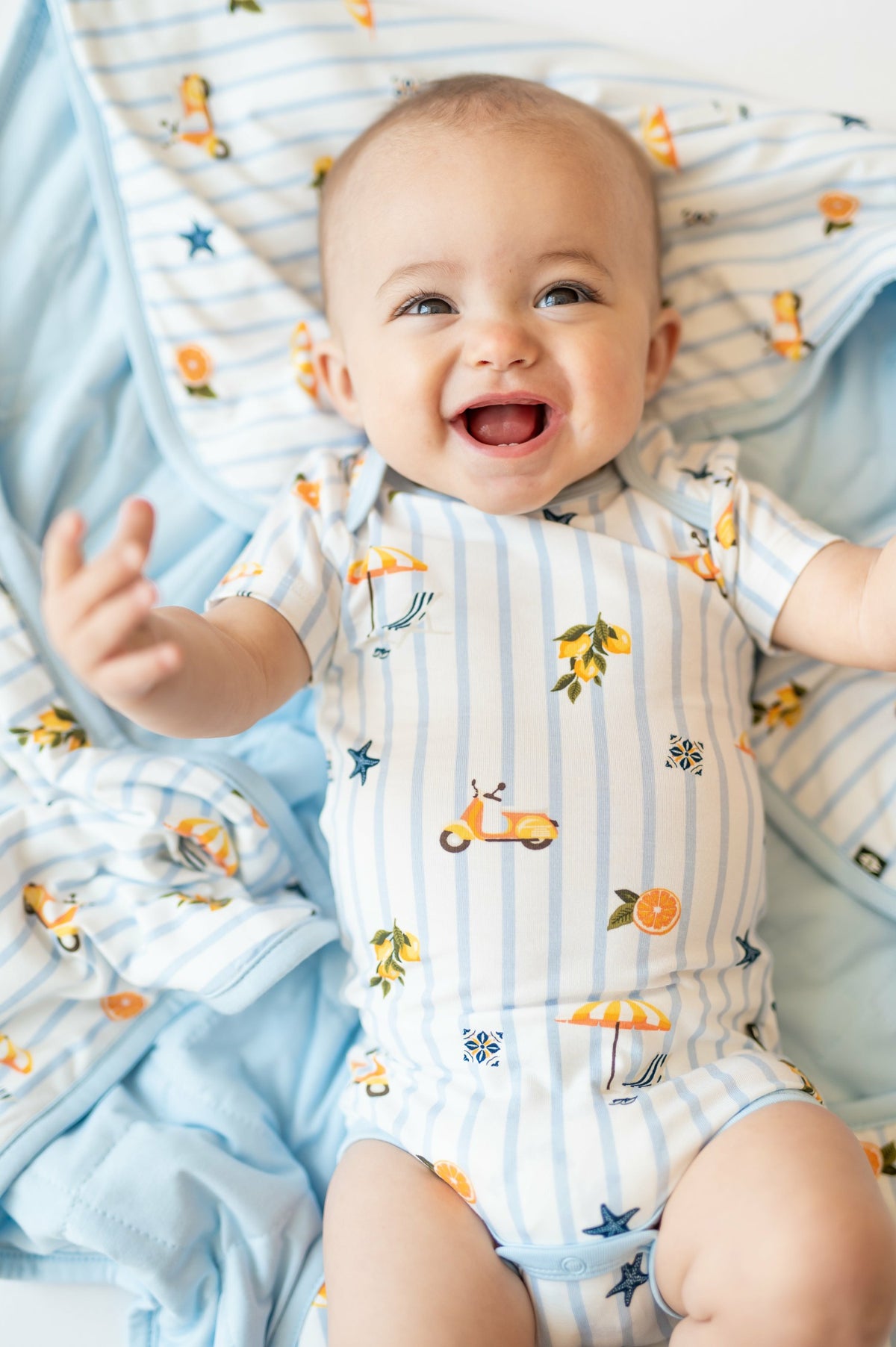 Kyte Baby Bodysuit in Amalfi Coast