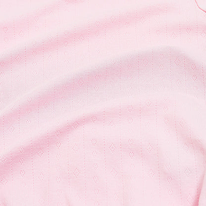 Kyte Baby Pointelle Bodysuit Dress in Sakura