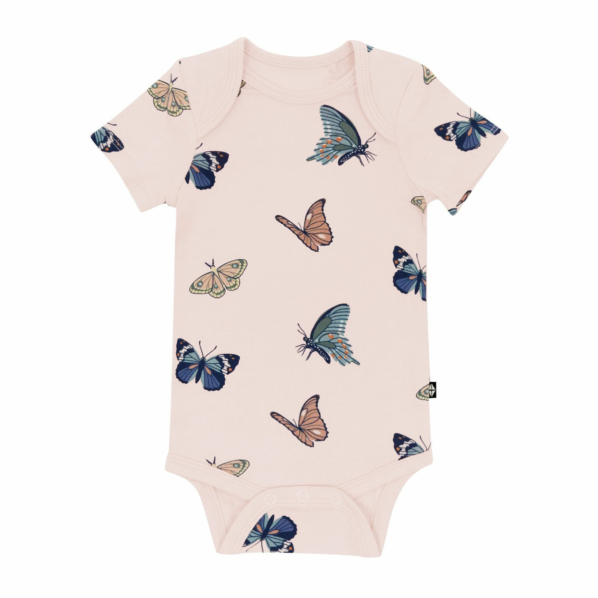 Kyte Baby Bodysuit in Blush Butterfly