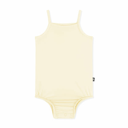 Kyte Baby Spaghetti Strap Leotard in Chamomile