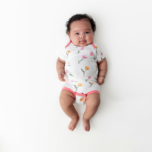 Kyte Baby Bodysuit in Tulip