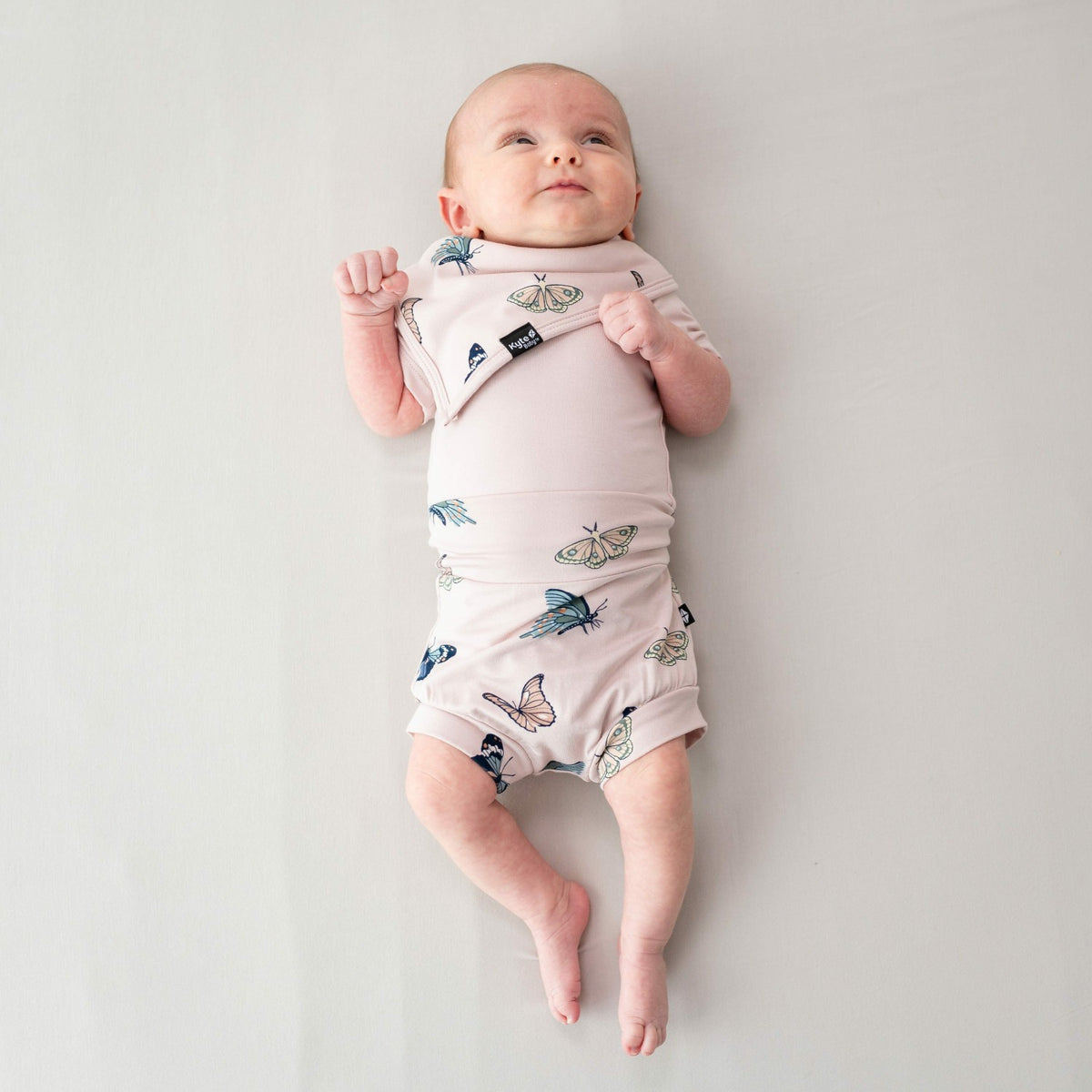 Kyte Baby Bummies in Blush Butterfly