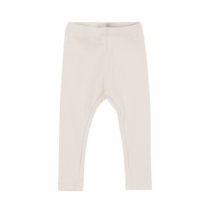 Kyte Baby Ribbed Leggings in Oat