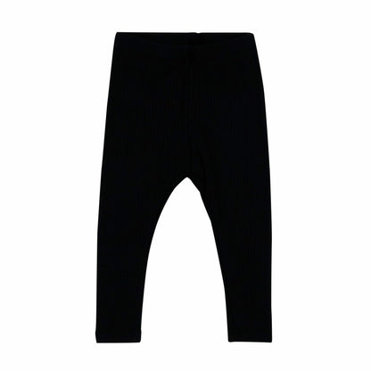 Kyte Baby Ribbed Leggings in Midnight