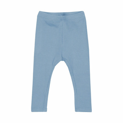 Kyte Baby Ribbed Leggings in Slate