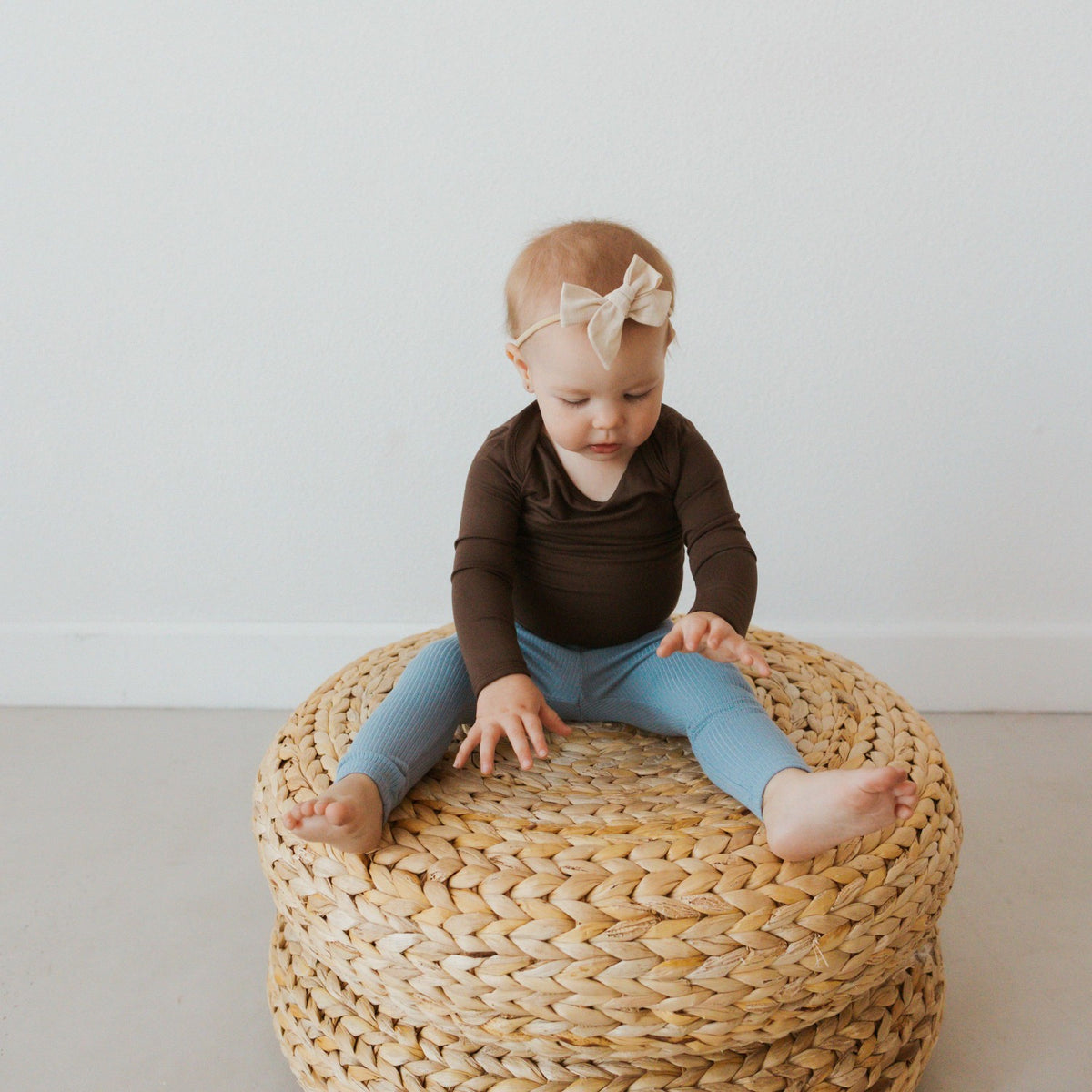 Kyte Baby Ribbed Leggings in Slate