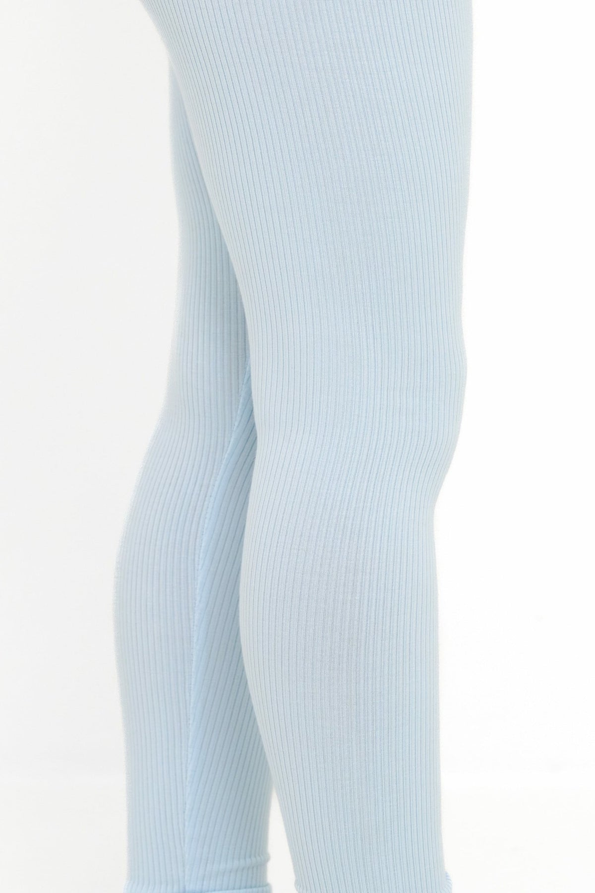Kyte Baby Ribbed Leggings in Breeze