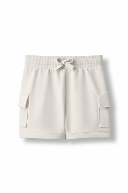 Kyte Baby Cargo Short in Oat