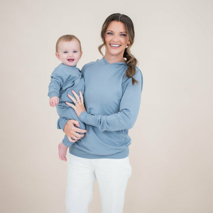 Kyte Baby French Terry Jogger Set in Slate