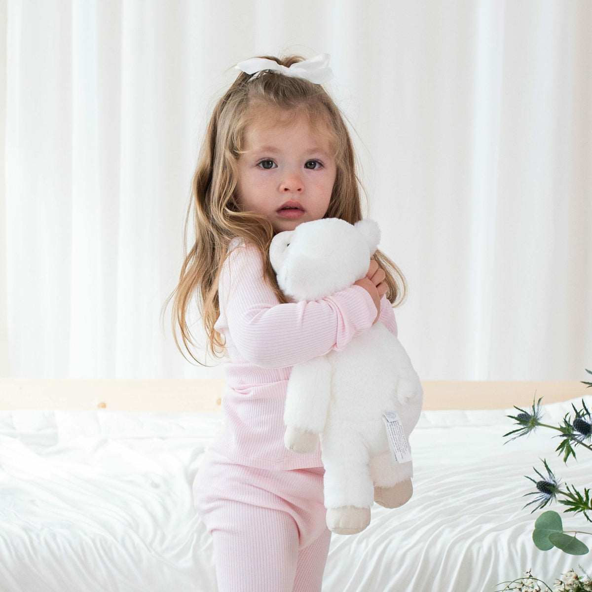 Kyte Baby Ribbed Henley Set in Sakura