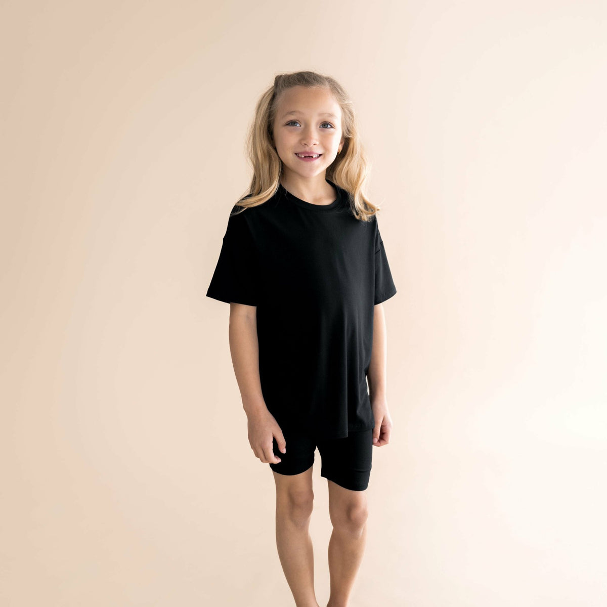 Kyte Baby Toddler Biker Short Set in Midnight
