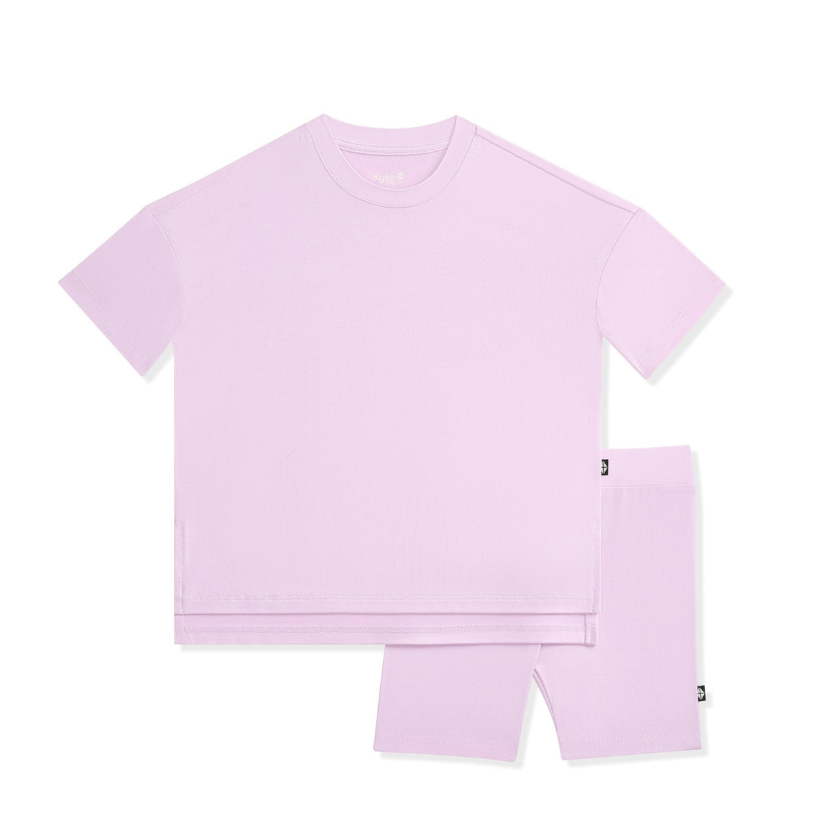 Kyte Baby Toddler Biker Short Set in Thistle