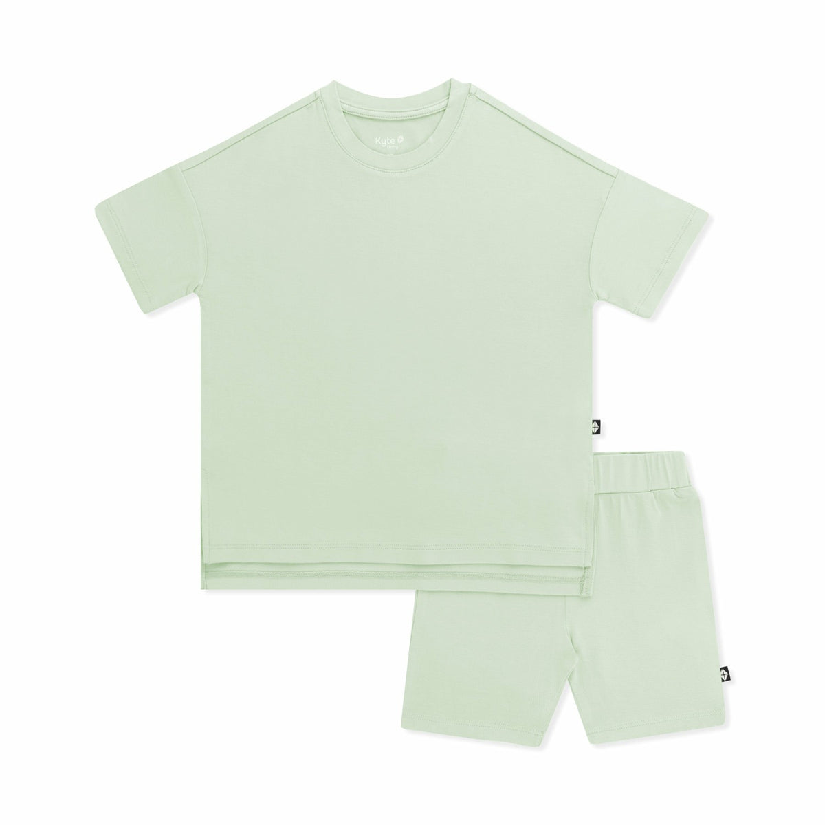 Kyte Baby Toddler Biker Short Set in Basil