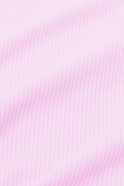 Kyte Baby Ribbed Henley Set in Thistle