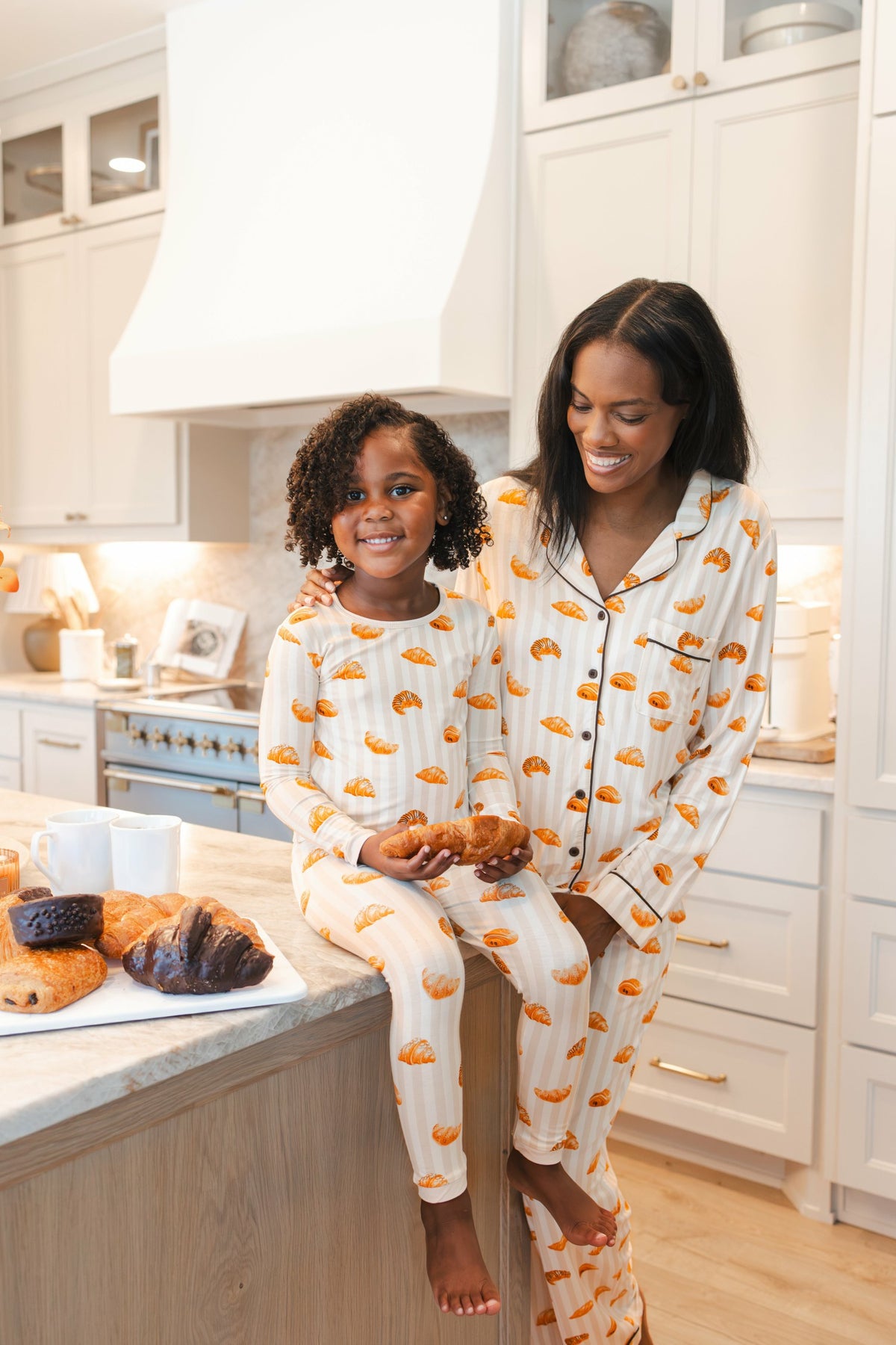 Kyte Baby Long Sleeve Pajamas in Croissant
