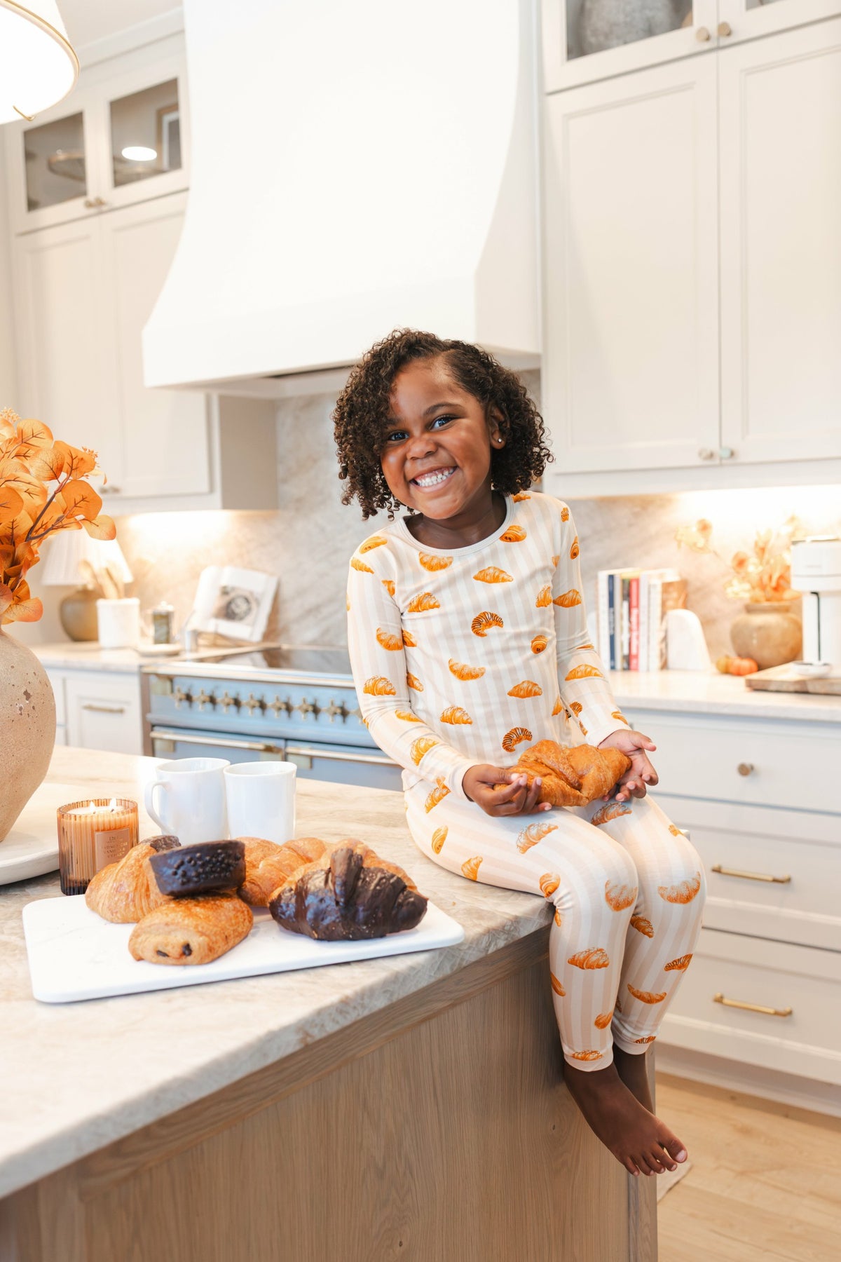Kyte Baby Long Sleeve Pajamas in Croissant