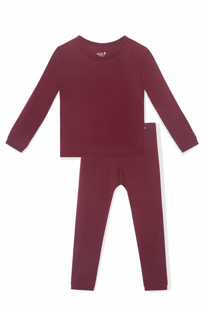 Kyte Baby Long Sleeve Pajamas in Burgundy