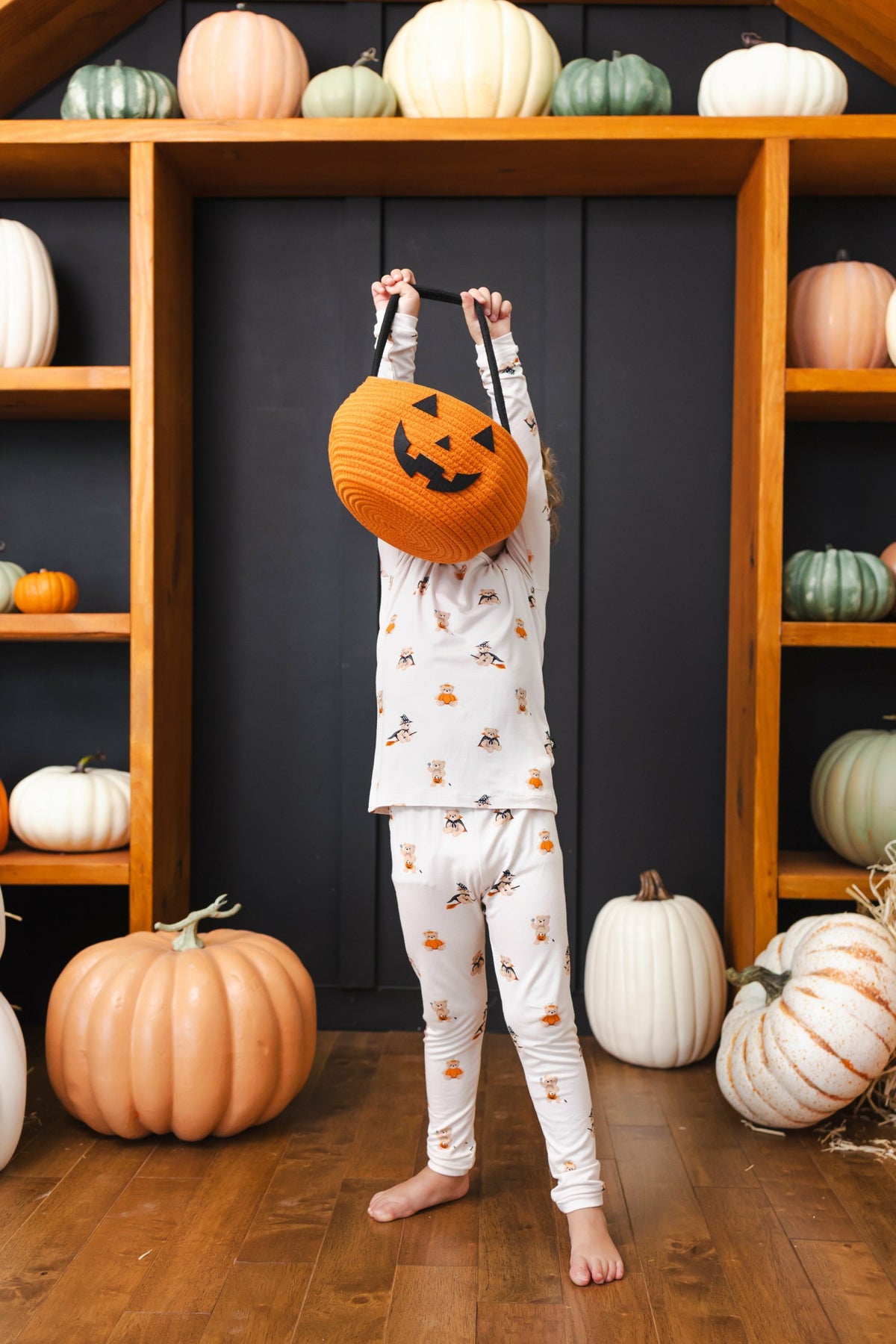 Kyte Baby Long Sleeve Pajamas in Halloween Teddy
