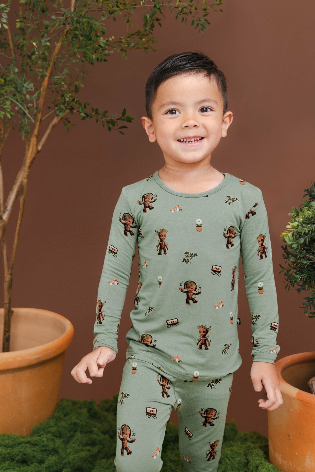 Kyte Baby Long Sleeve Pajamas in Groot