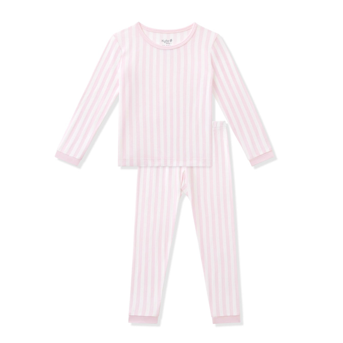 Kyte Baby Long Sleeve Pajamas in Small Sakura Stripe