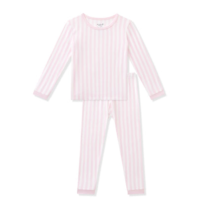Kyte Baby Long Sleeve Pajamas in Small Sakura Stripe