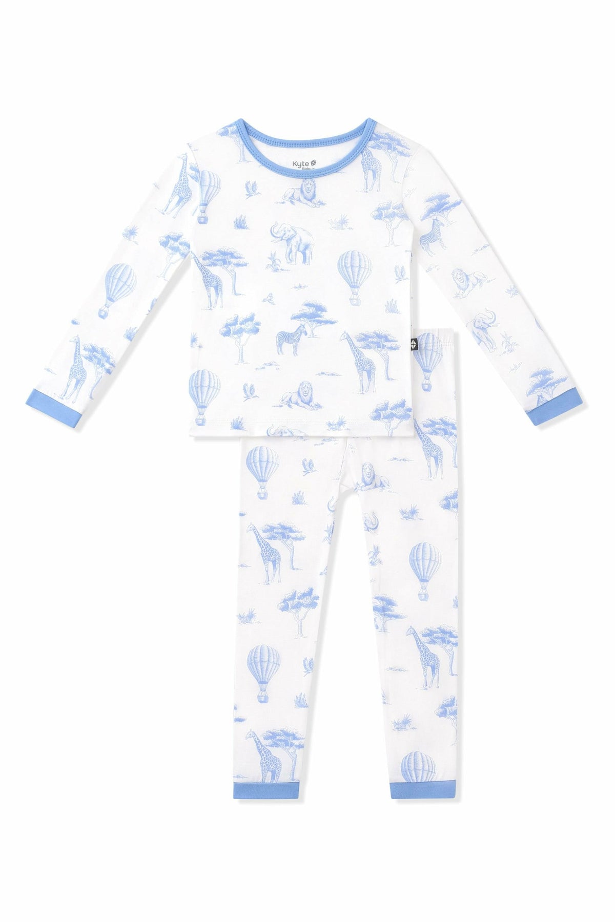 Kyte Baby Long Sleeve Pajamas in Toile Safari