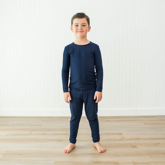 Kyte Baby Long Sleeve Pajamas in Navy