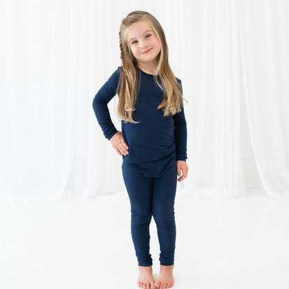 Kyte Baby Long Sleeve Pajamas in Navy