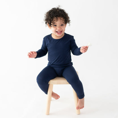 Kyte Baby Long Sleeve Pajamas in Navy