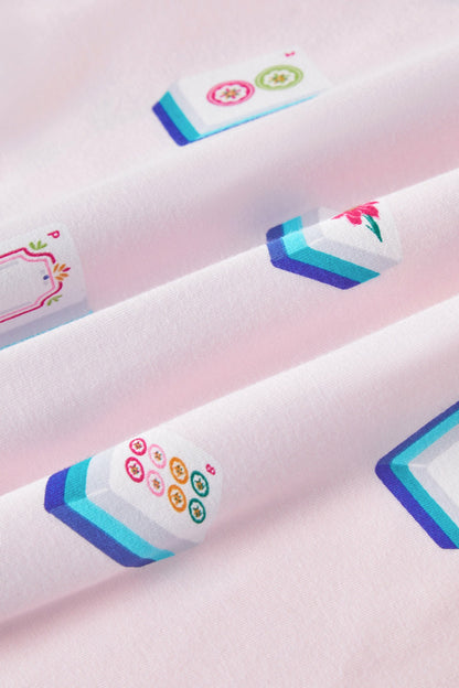 Kyte Baby Long Sleeve Pajamas in Sakura Mahjong