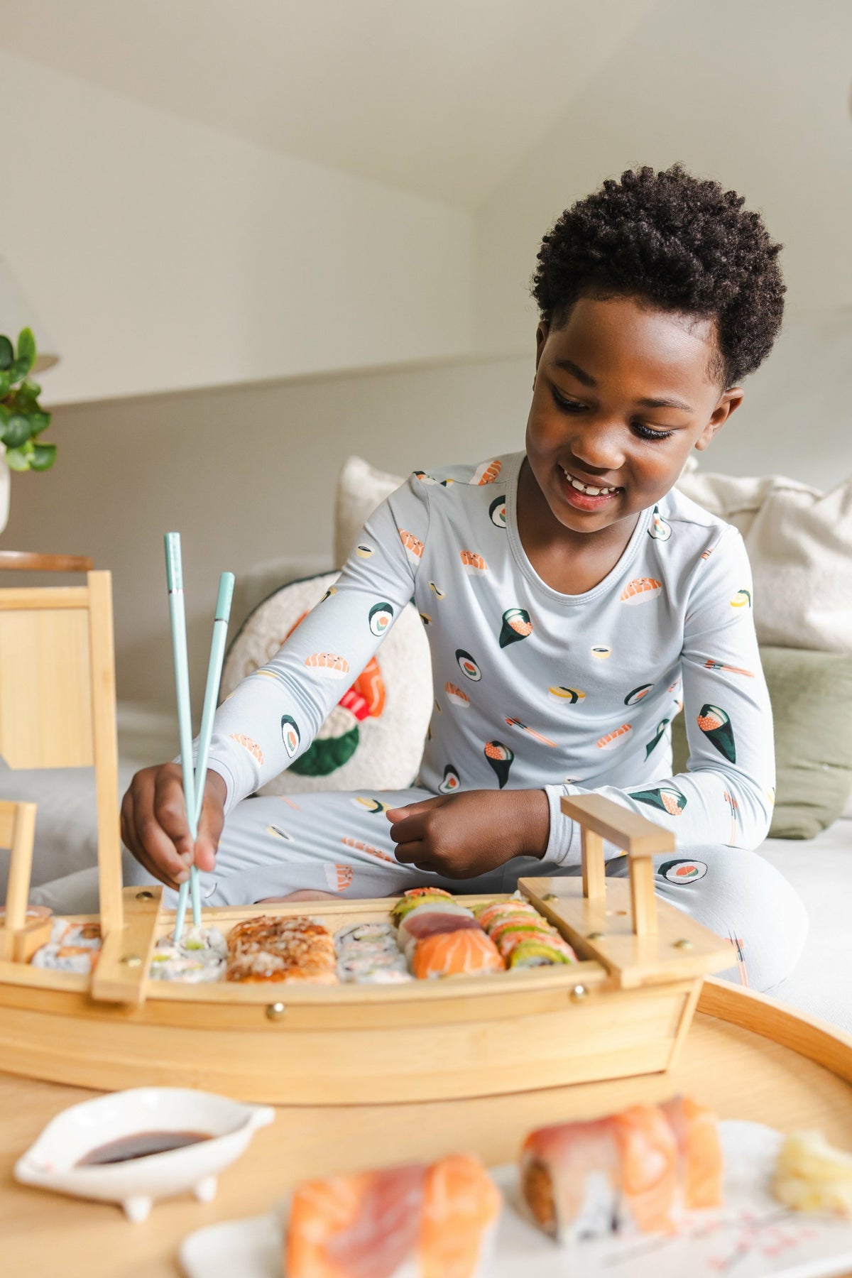 Kyte Baby Long Sleeve Pajamas in Ice Sushi