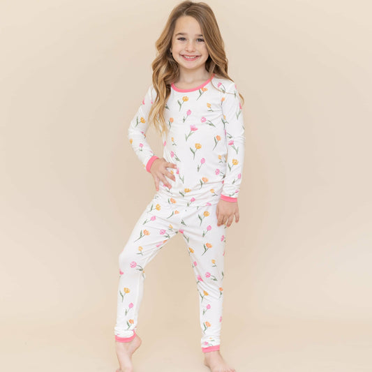 Kyte Baby Long Sleeve Pajamas in Tulip