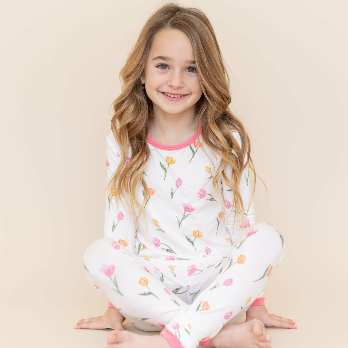 Kyte Baby Long Sleeve Pajamas in Tulip