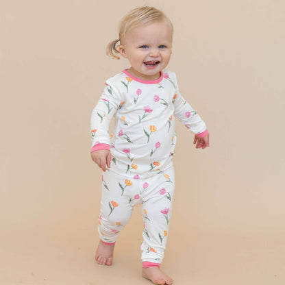 Kyte Baby Long Sleeve Pajamas in Tulip