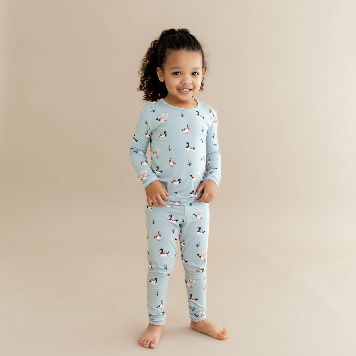 Kyte Baby Long Sleeve Pajamas in Mallard Duck